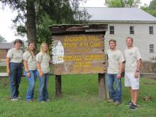 A team of 4-H’ers from Rankin County recently represented Mississippi at the National 4-H Forestry Invitational in West Virginia and placed ninth. From left: Rankin County Extension director Juli Hughes, Tatum Lott, Morgan Brown, Dylan Rhodes and team coach Patrick Lemoine. (Submitted Photo)