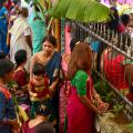 Mississippi State University professor Phyllis Miller studied cultural influences on personal space in markets and religious festivals such as this one during a Fulbright scholarship experience in Mauritius. (Submitted Photo)