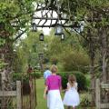 A garden wedding can be the perfect opportunity for homeowners to invest in permanent landscape structures, such as arched entryways. (Photo by MSU Ag Communications/ Keri Collins Lewis)