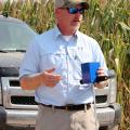 Jason Krutz, an irrigation specialist with Mississippi State University, teaches producers how to use portable soil moisture meters to conserve water while still providing the proper amount of water for plant growth. (File photo by MSU Ag Communications/Bonnie Coblentz)